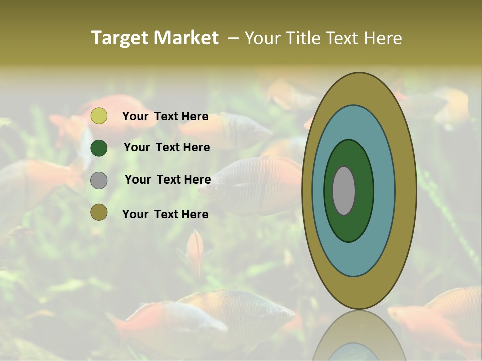 Fish In Aquarium PowerPoint Template