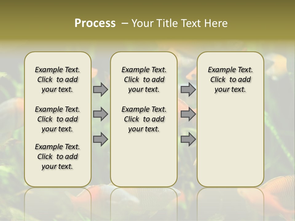 Fish In Aquarium PowerPoint Template
