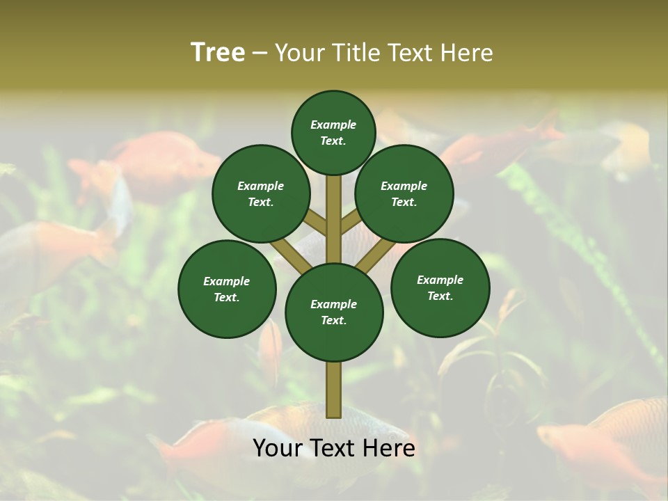 Fish In Aquarium PowerPoint Template