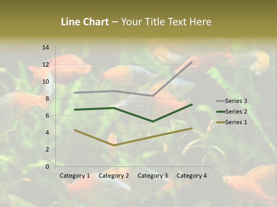 Fish In Aquarium PowerPoint Template