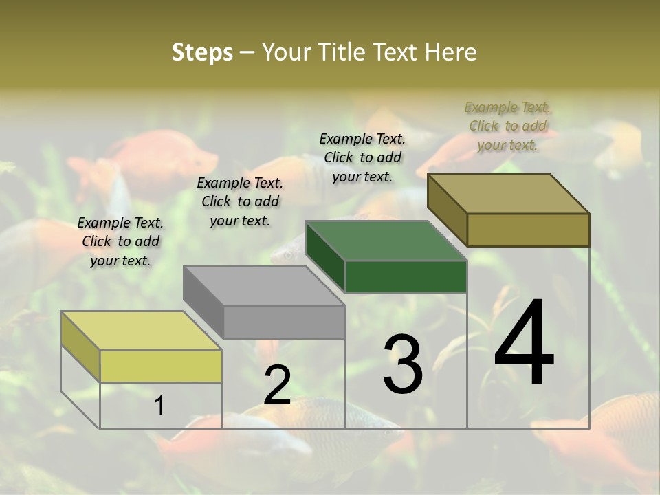 Fish In Aquarium PowerPoint Template