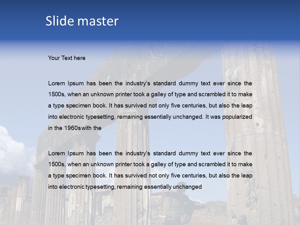 Beautiful Ruins PowerPoint Template