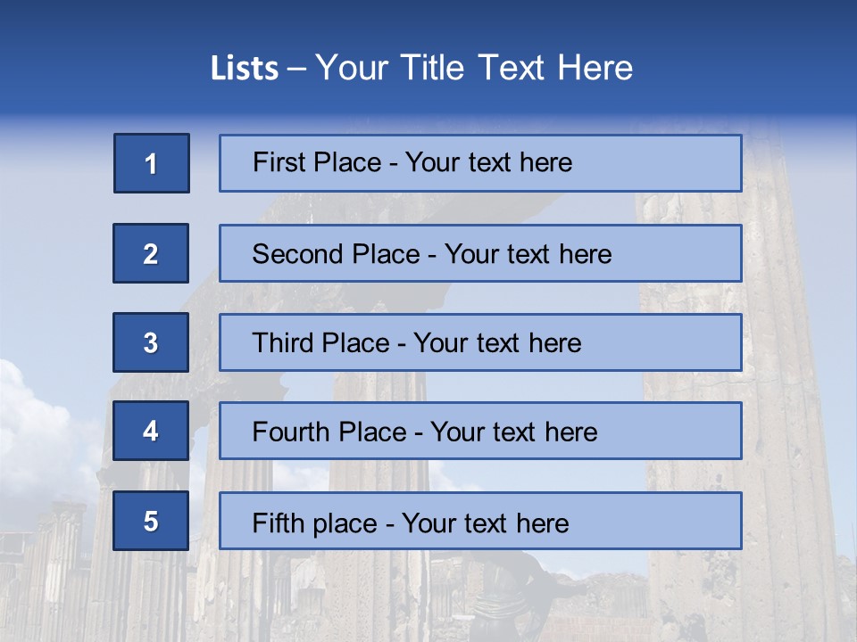 Beautiful Ruins PowerPoint Template
