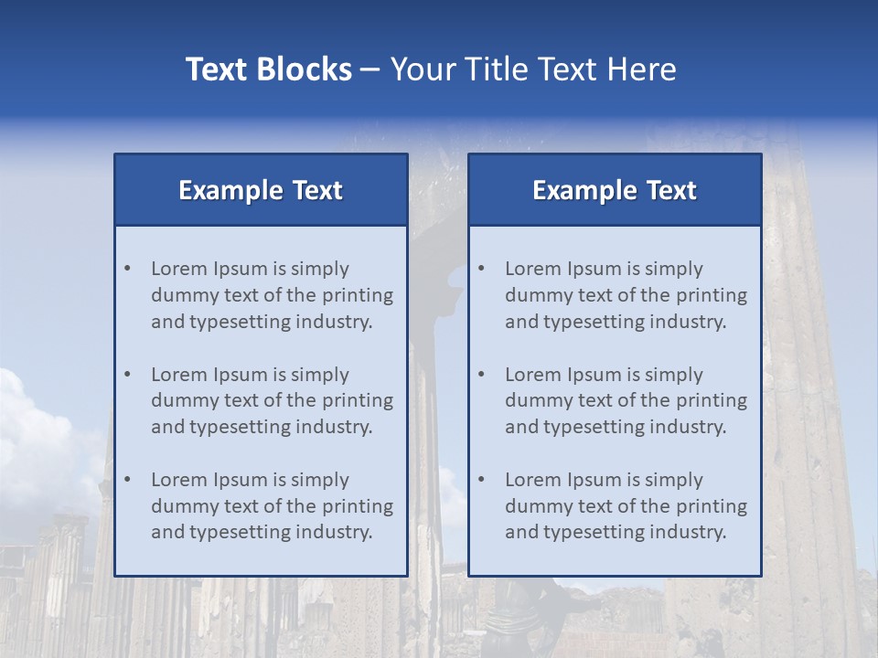 Beautiful Ruins PowerPoint Template