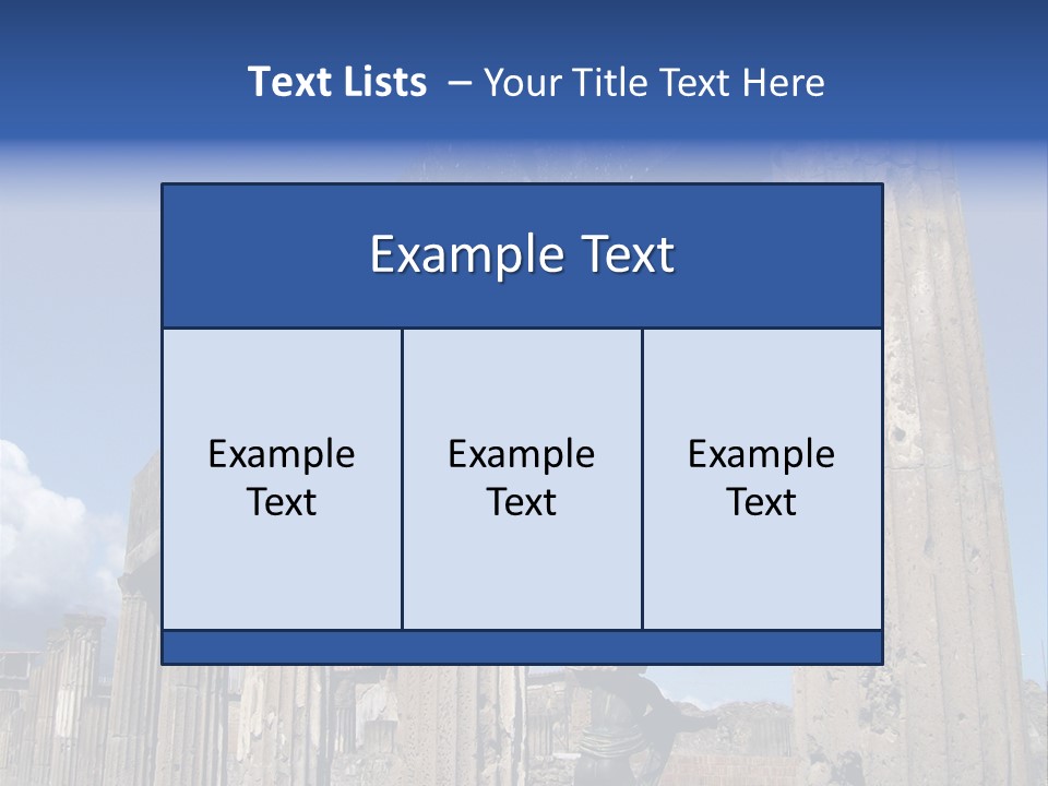 Beautiful Ruins PowerPoint Template