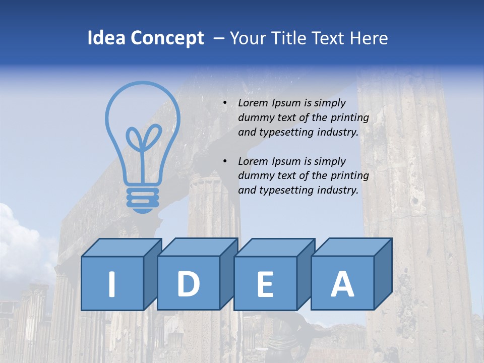 Beautiful Ruins PowerPoint Template