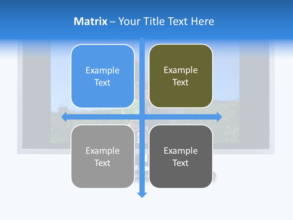 Flat Screen Tv Isolated With An Image Of A Mother And Daughter In A Grassy Meadow PowerPoint Template