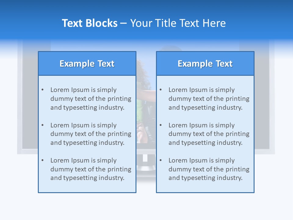 Flat Screen Tv Isolated With An Image Of A Mother And Daughter In A Grassy Meadow PowerPoint Template