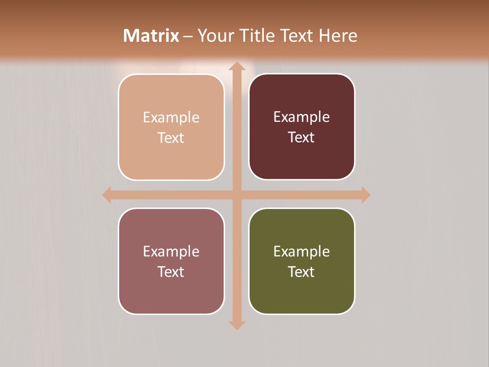 Beautiful Young Woman With Long Healthy Dark Hair On Black Background. PowerPoint Template