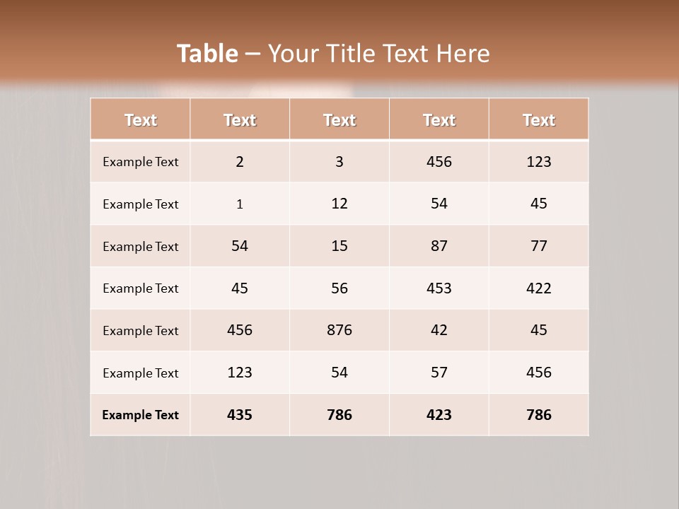 Beautiful Young Woman With Long Healthy Dark Hair On Black Background. PowerPoint Template