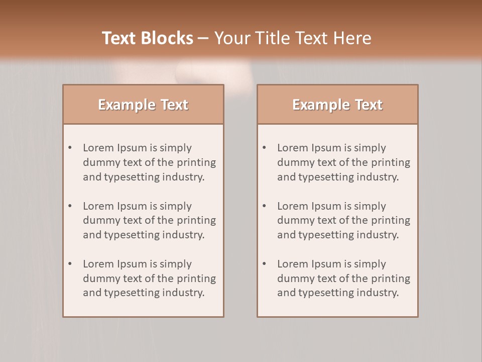 Beautiful Young Woman With Long Healthy Dark Hair On Black Background. PowerPoint Template