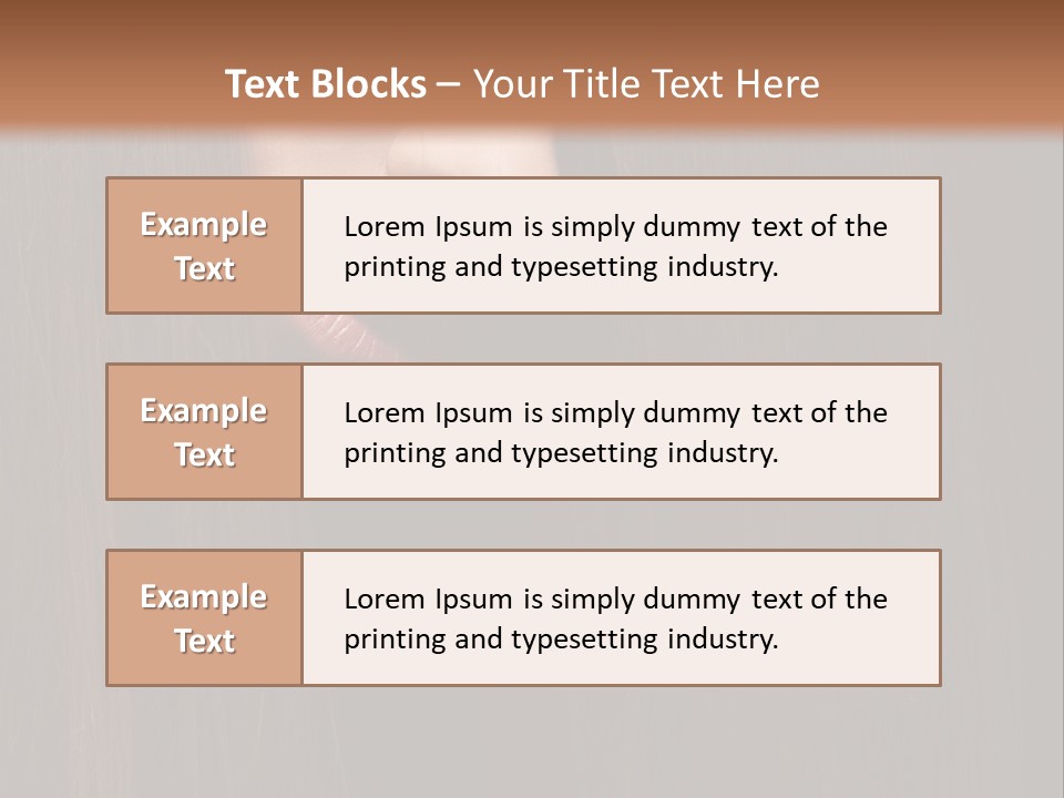 Beautiful Young Woman With Long Healthy Dark Hair On Black Background. PowerPoint Template