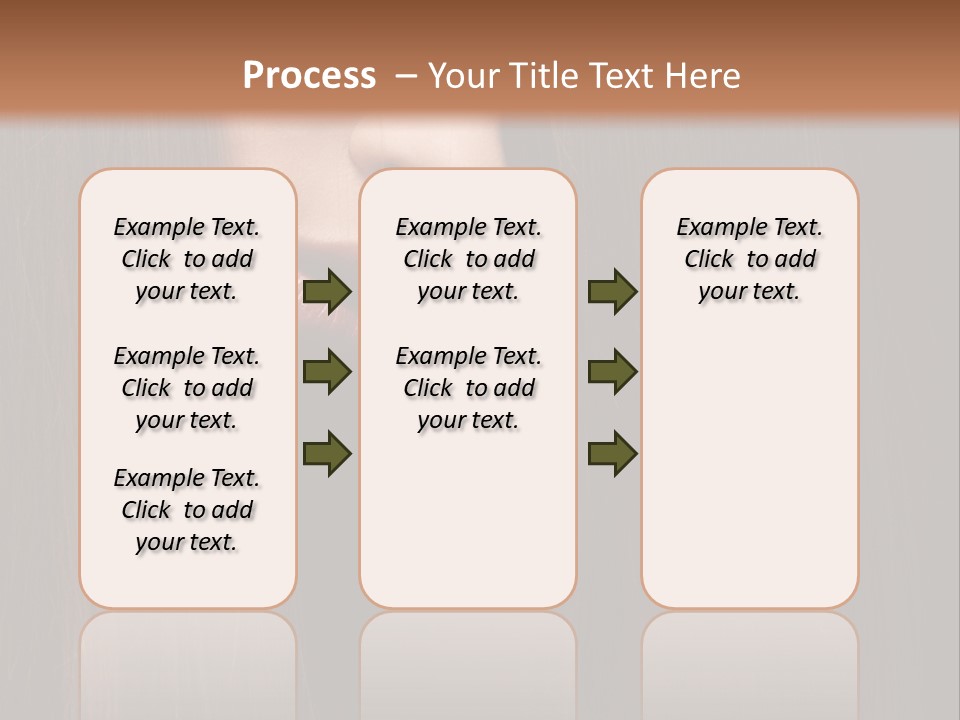 Beautiful Young Woman With Long Healthy Dark Hair On Black Background. PowerPoint Template