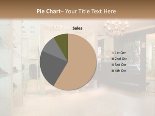 Panoramic Image Of Luxury Boutique Interior PowerPoint Template