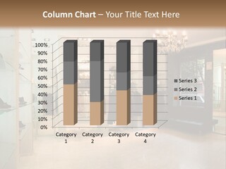 Panoramic Image Of Luxury Boutique Interior PowerPoint Template