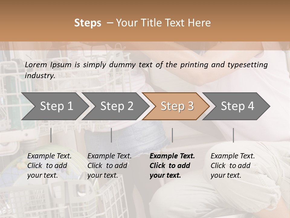 Mother And Daughter Loading Dishwasher PowerPoint Template