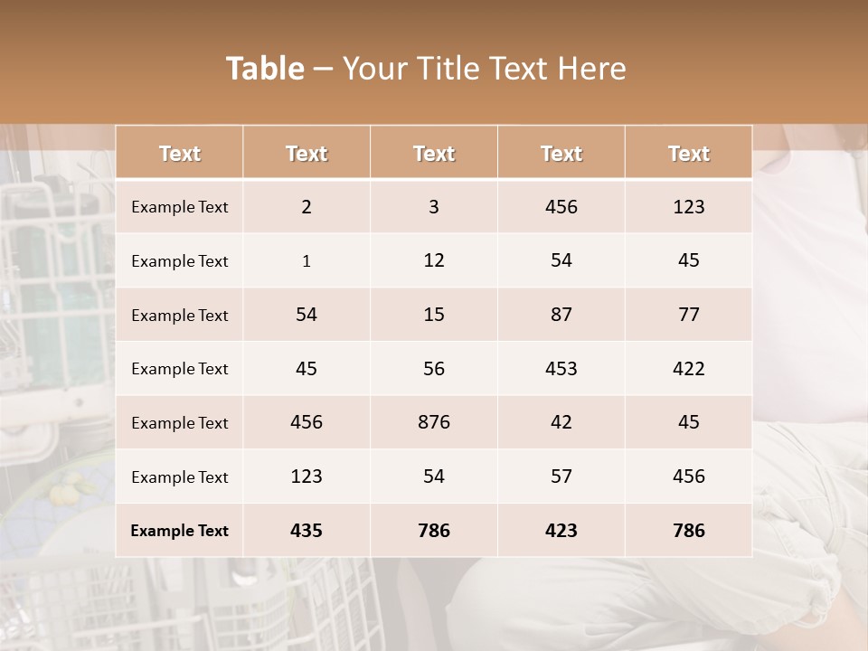 Mother And Daughter Loading Dishwasher PowerPoint Template