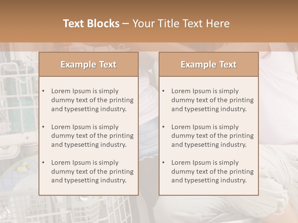 Mother And Daughter Loading Dishwasher PowerPoint Template