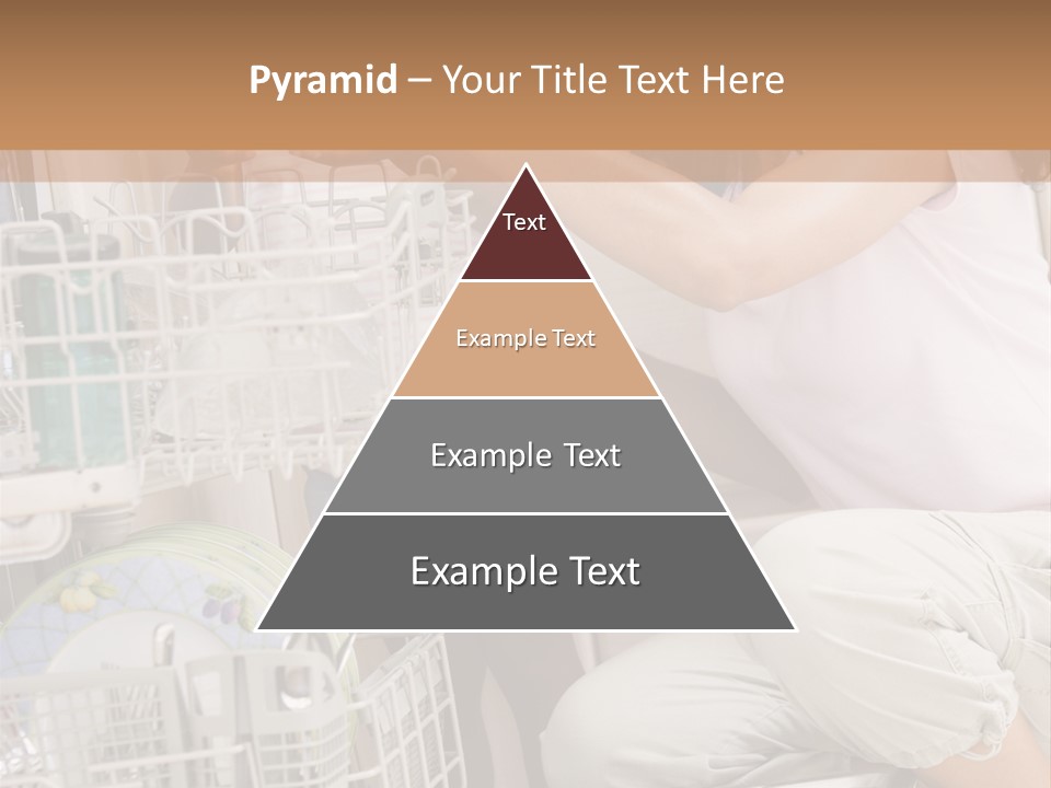 Mother And Daughter Loading Dishwasher PowerPoint Template