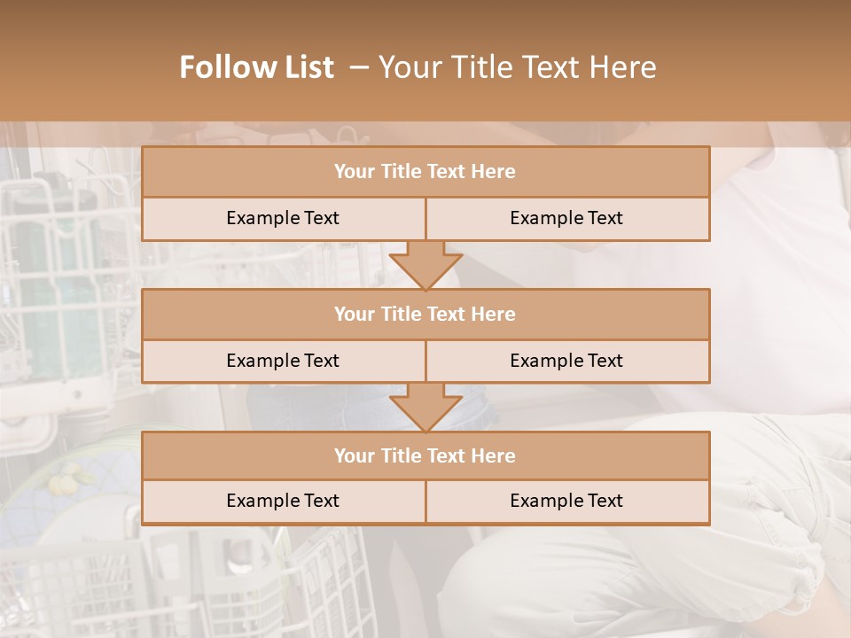 Mother And Daughter Loading Dishwasher PowerPoint Template