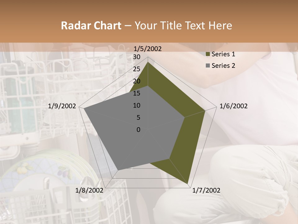 Mother And Daughter Loading Dishwasher PowerPoint Template