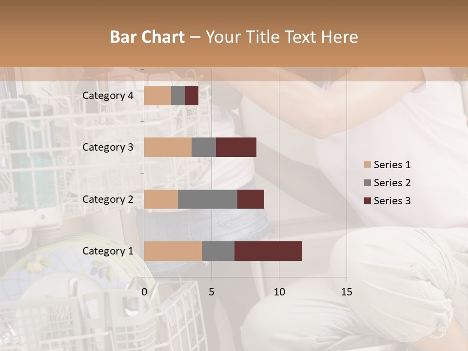 Mother And Daughter Loading Dishwasher PowerPoint Template