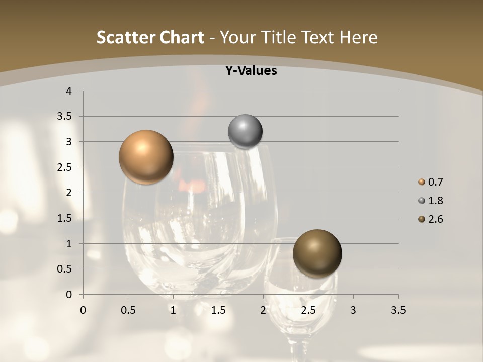 Glass Goblets On The Table PowerPoint Template