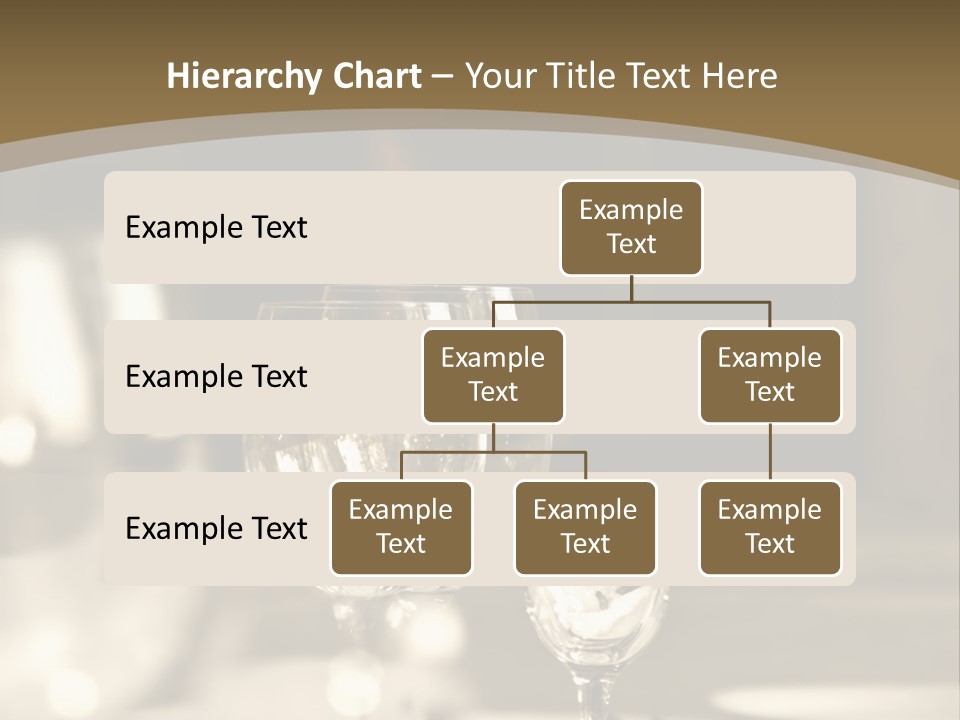 Glass Goblets On The Table PowerPoint Template