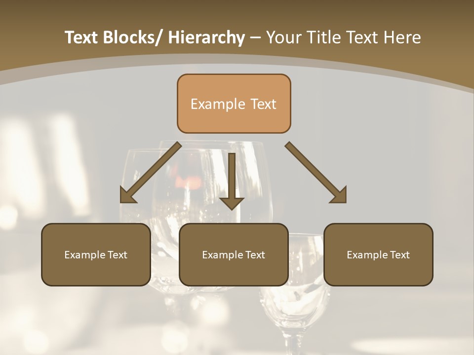 Glass Goblets On The Table PowerPoint Template