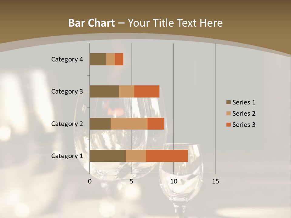 Glass Goblets On The Table PowerPoint Template