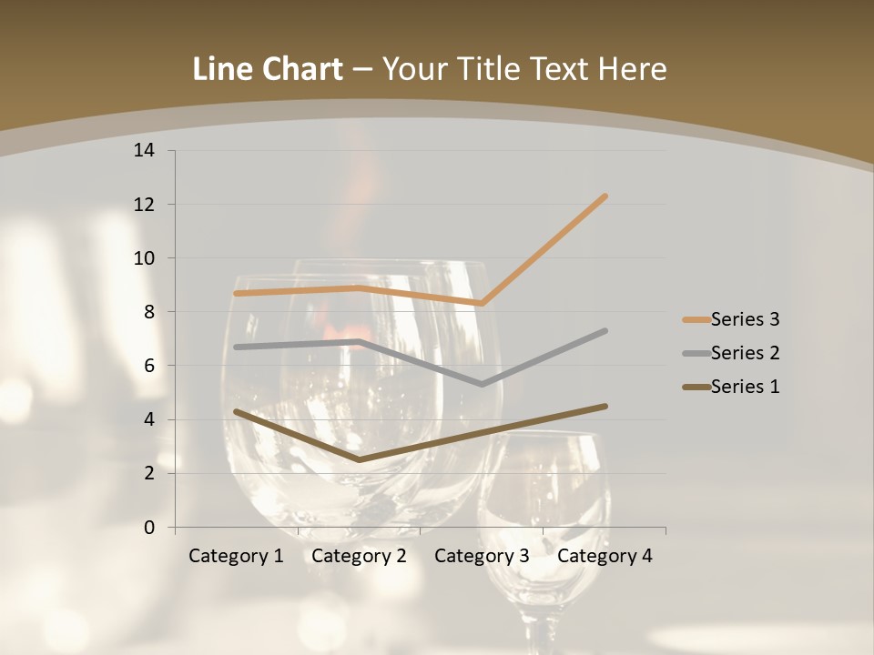 Glass Goblets On The Table PowerPoint Template