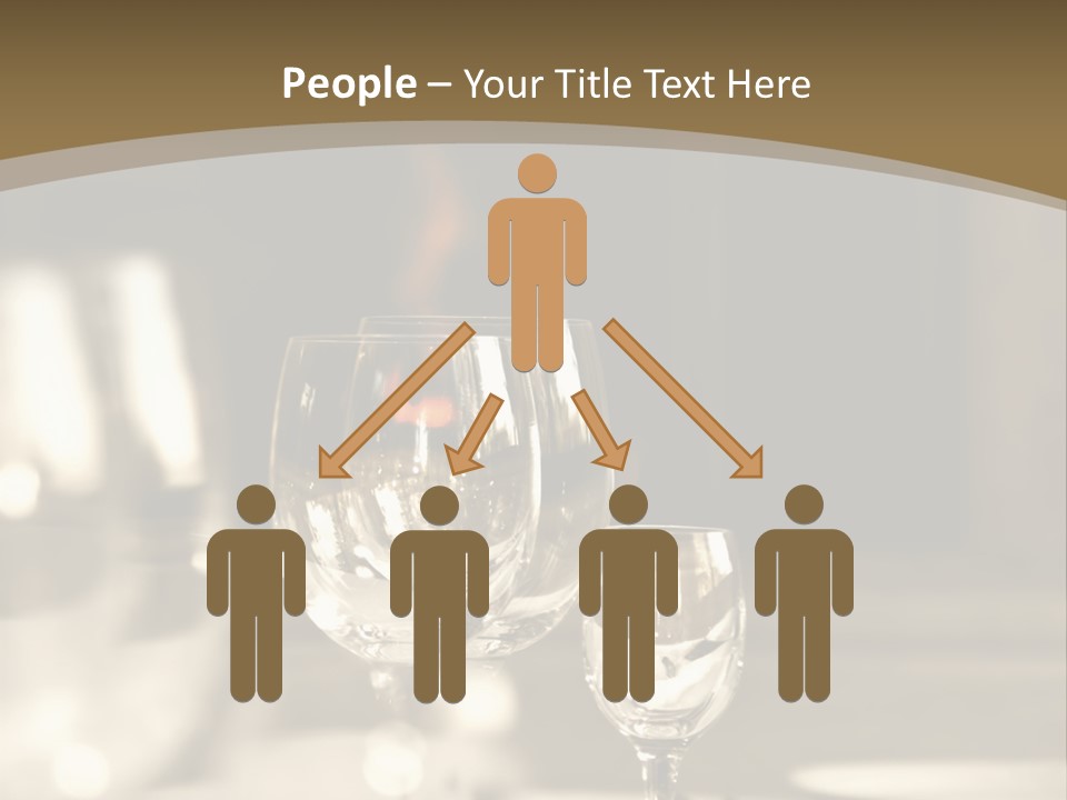 Glass Goblets On The Table PowerPoint Template