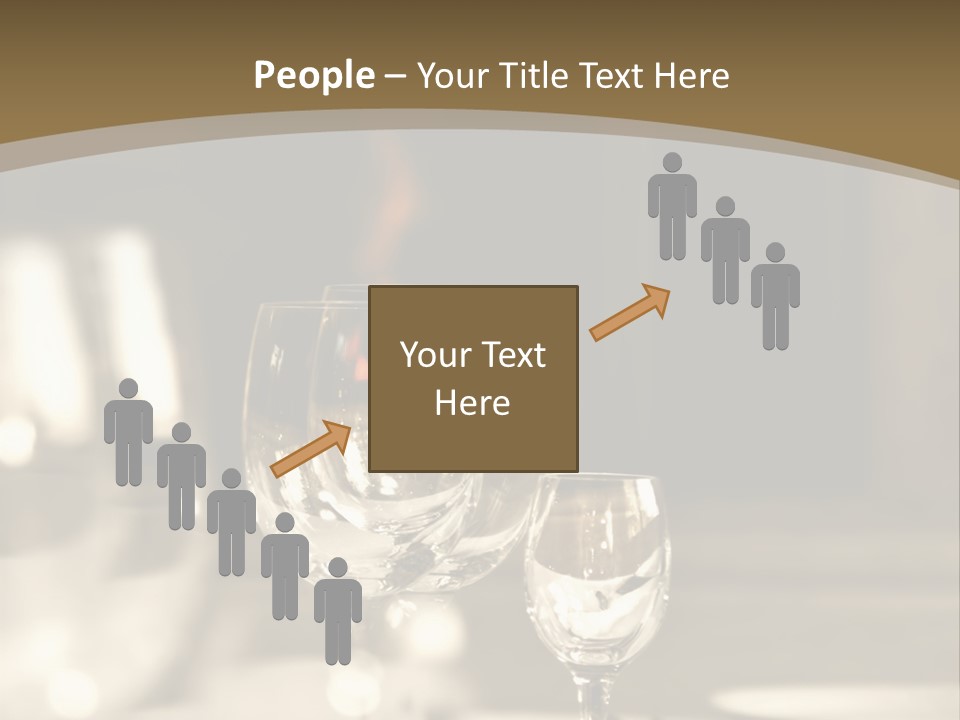 Glass Goblets On The Table PowerPoint Template