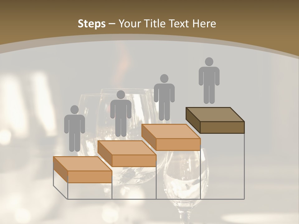 Glass Goblets On The Table PowerPoint Template