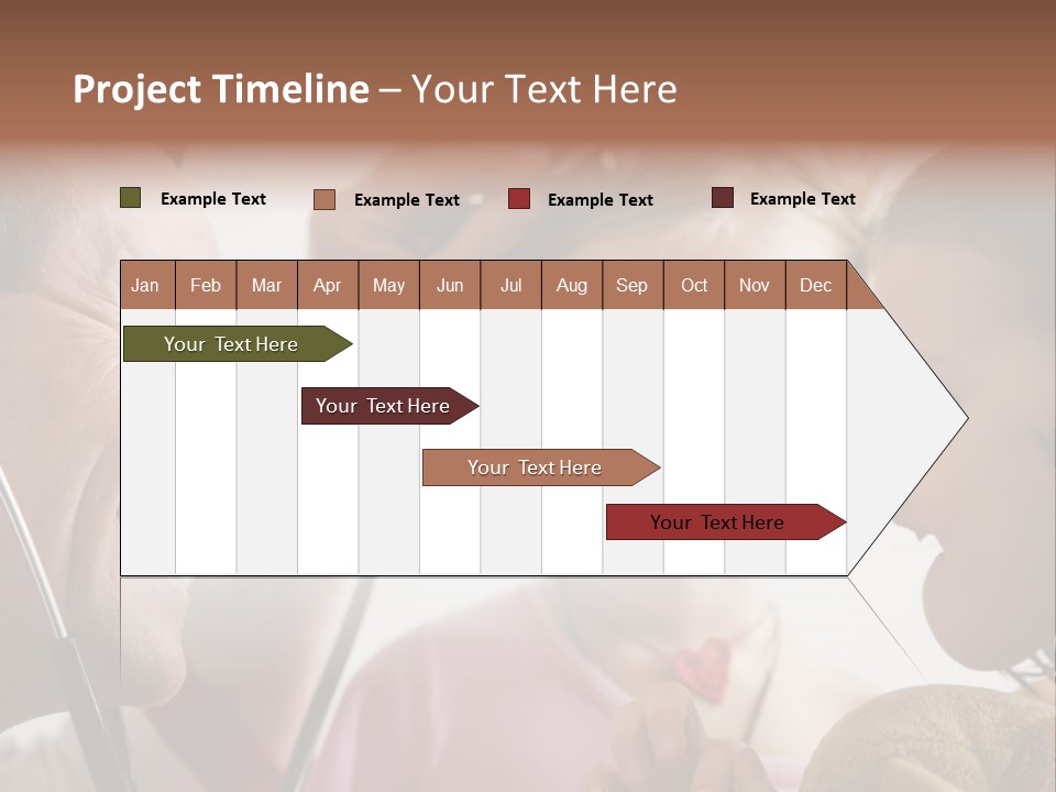 Clown-Doctor : Two Girls And Clown With Red Noses Are Smiling And Joking During Medical Examination. PowerPoint Template
