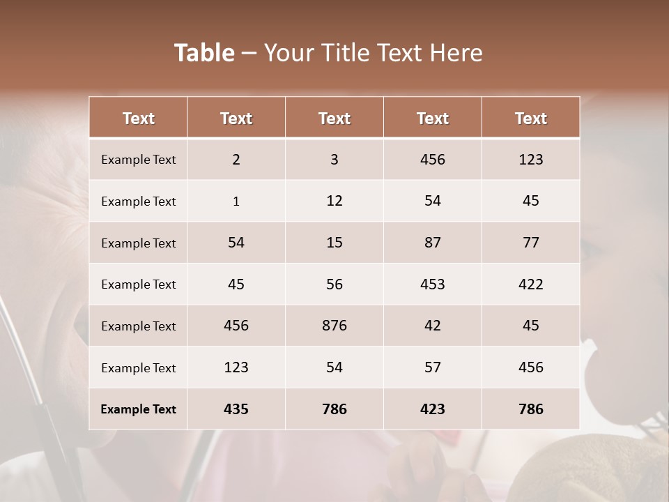 Clown-Doctor : Two Girls And Clown With Red Noses Are Smiling And Joking During Medical Examination. PowerPoint Template