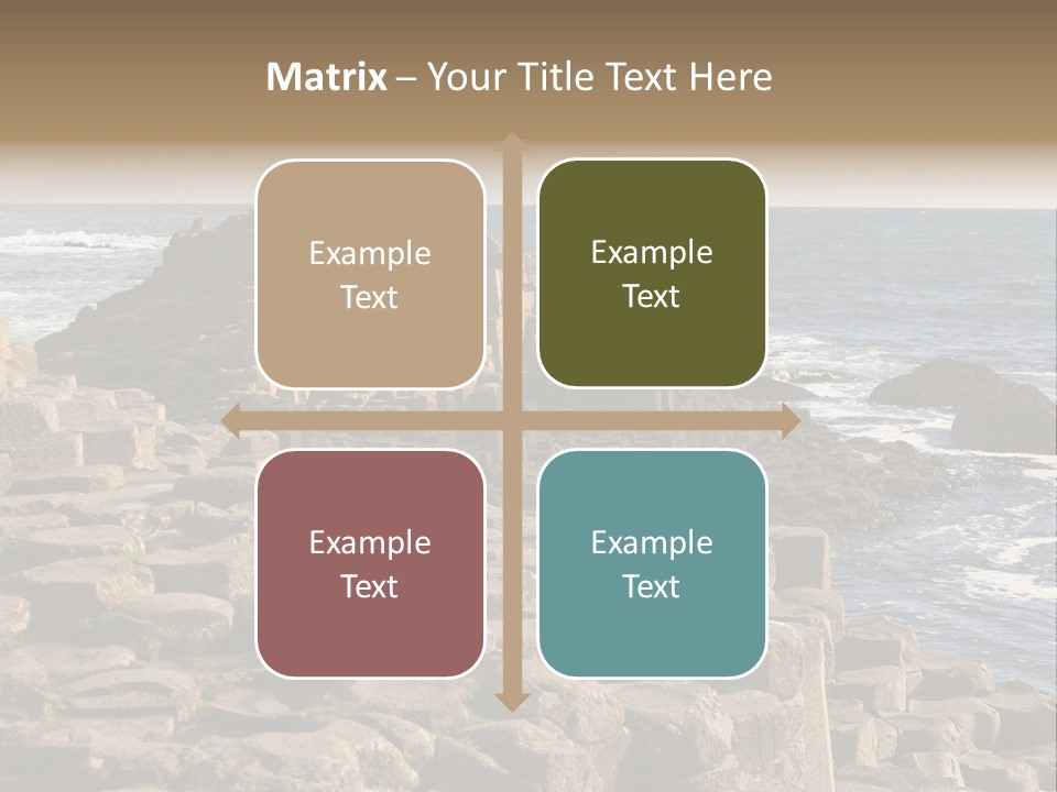 Giant's Causeway, Northern Ireland PowerPoint Template