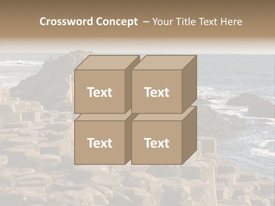 Giant's Causeway, Northern Ireland PowerPoint Template