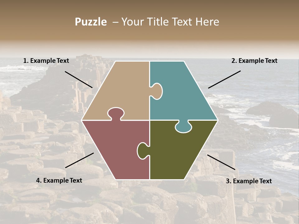 Giant's Causeway, Northern Ireland PowerPoint Template