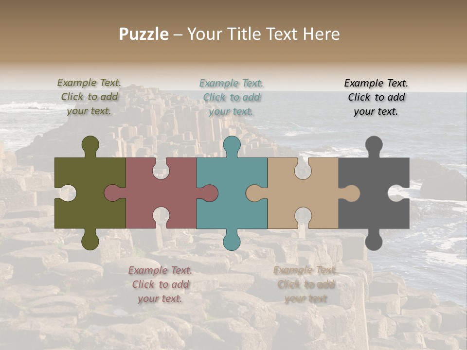 Giant's Causeway, Northern Ireland PowerPoint Template