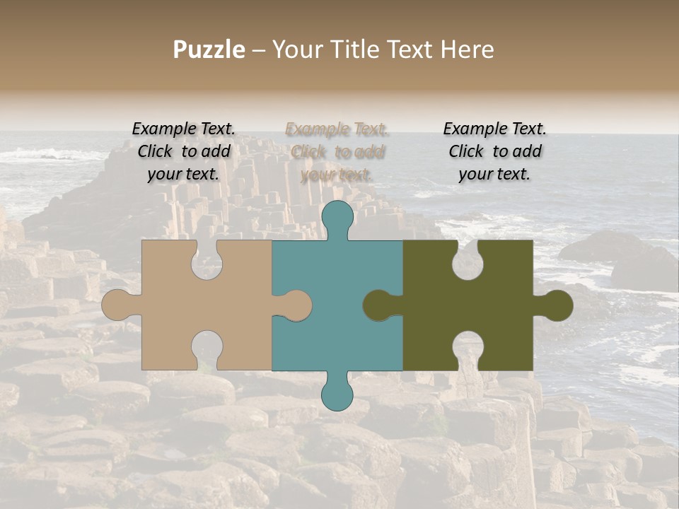 Giant's Causeway, Northern Ireland PowerPoint Template