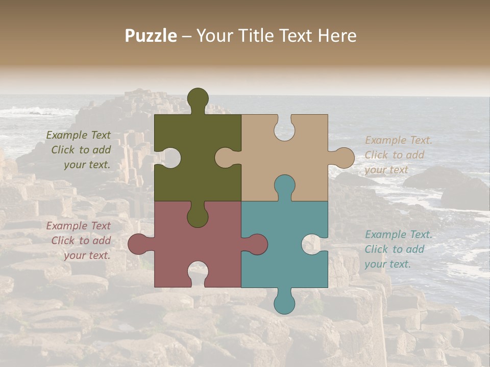 Giant's Causeway, Northern Ireland PowerPoint Template