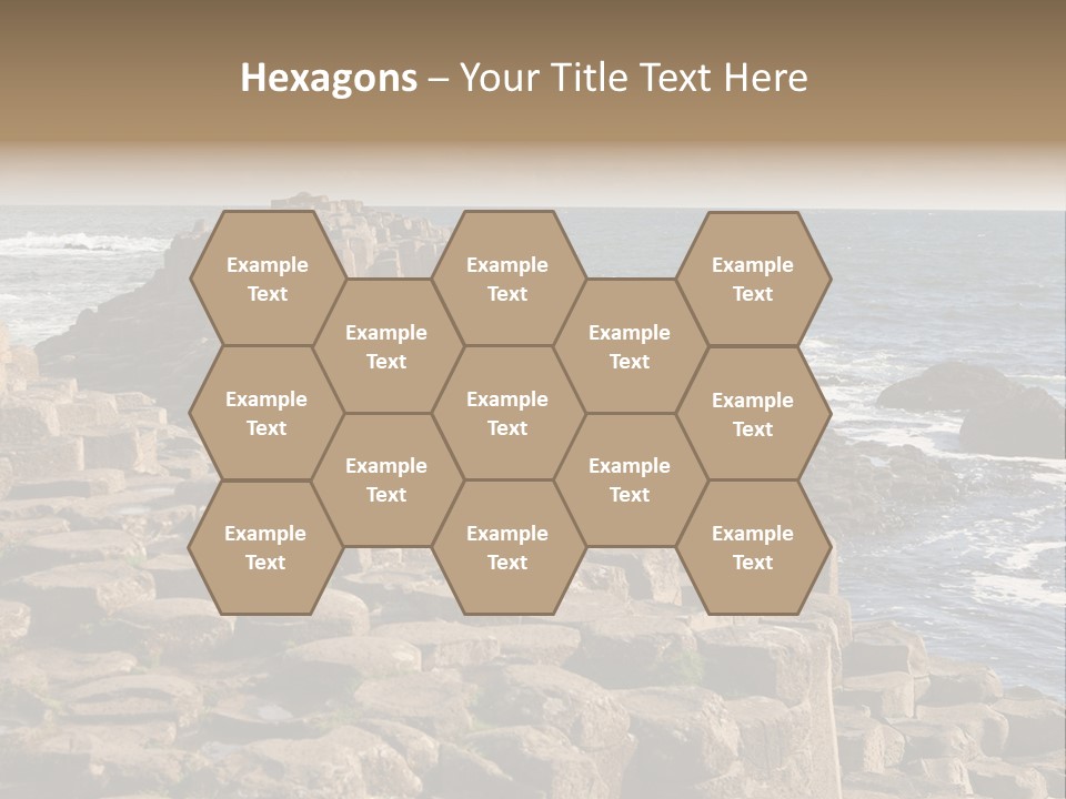 Giant's Causeway, Northern Ireland PowerPoint Template