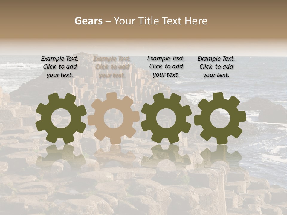 Giant's Causeway, Northern Ireland PowerPoint Template