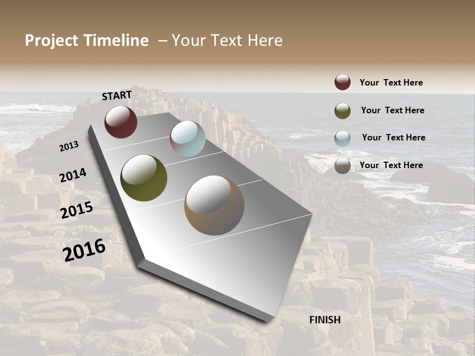 Giant's Causeway, Northern Ireland PowerPoint Template