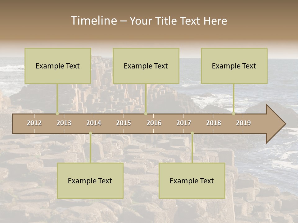 Giant's Causeway, Northern Ireland PowerPoint Template