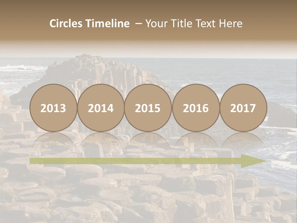 Giant's Causeway, Northern Ireland PowerPoint Template