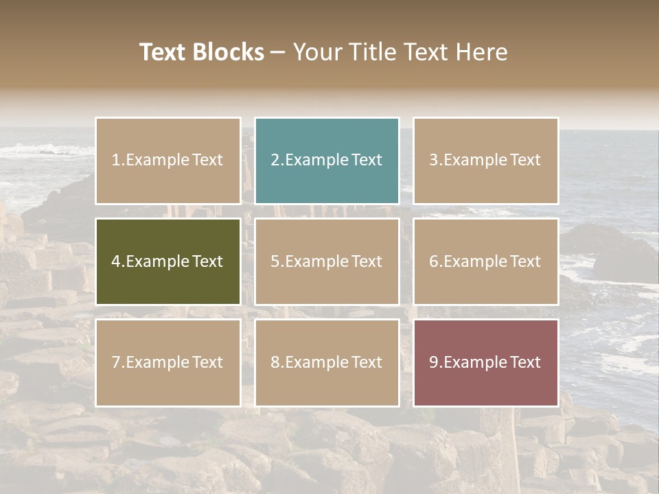 Giant's Causeway, Northern Ireland PowerPoint Template