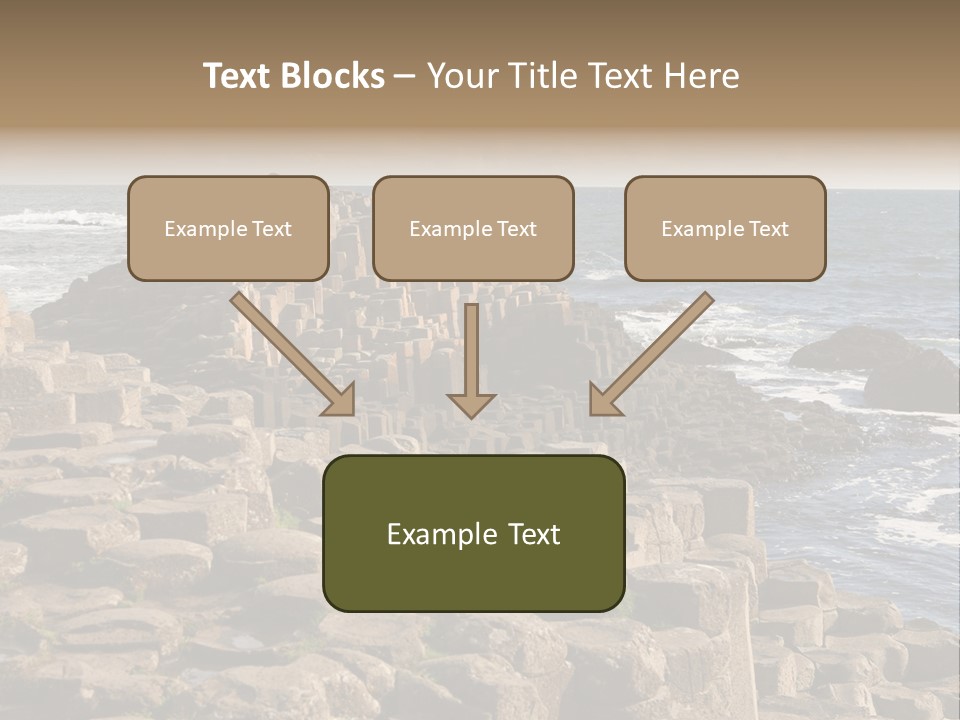 Giant's Causeway, Northern Ireland PowerPoint Template