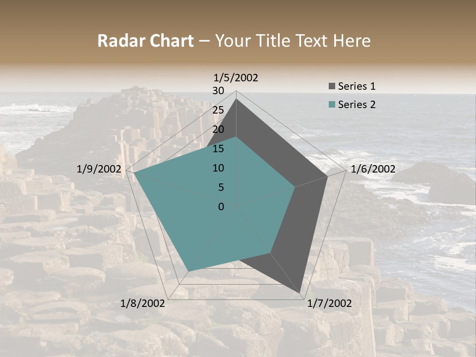 Giant's Causeway, Northern Ireland PowerPoint Template
